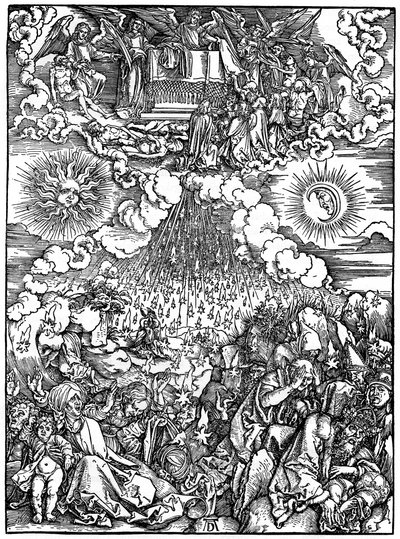 第5シールと第6シールの開封、1498年、1936年 作： Albrecht Dürer