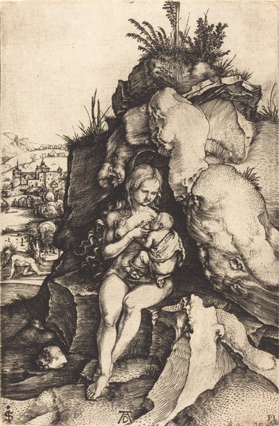 聖ヨハネ・クリソストムの苦行、c。 1497年。 作： Albrecht Dürer