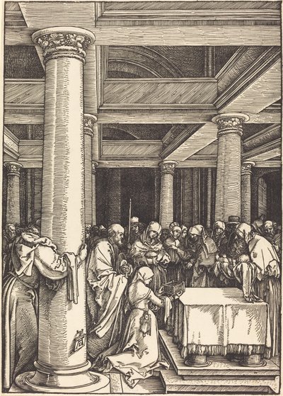 神殿でのキリストのプレゼンテーション 作： Albrecht Dürer
