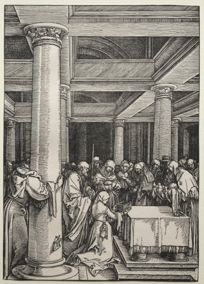 神殿でのキリストのプレゼンテーション 作： Albrecht Dürer