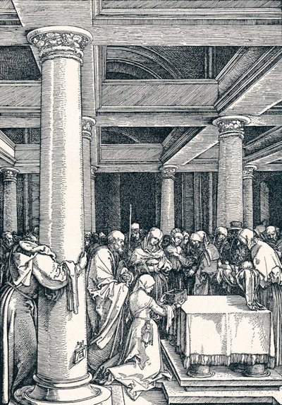 寺院でのキリストの贈呈、1506 1906 作： Albrecht Dürer