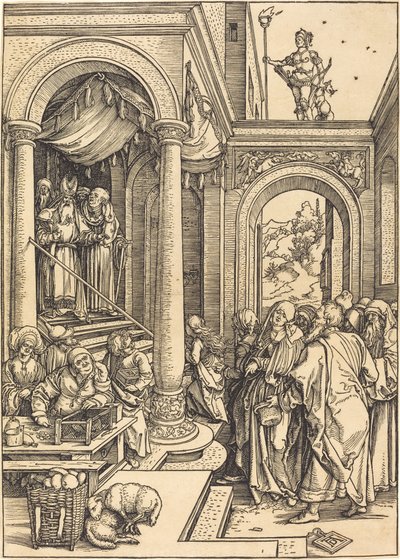 神殿での聖母の奉納 作： Albrecht Dürer