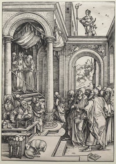 神殿での聖母の奉納 作： Albrecht Dürer