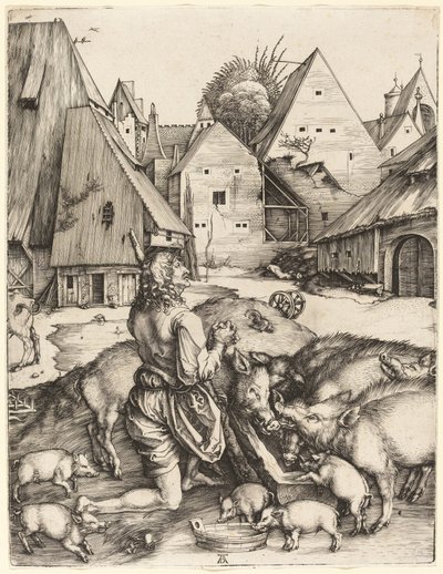 放蕩息子 作： Albrecht Dürer
