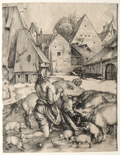 放蕩息子 作： Albrecht Dürer