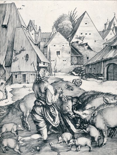 放蕩息子、1495 1906 作： Albrecht Dürer