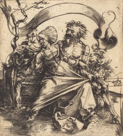 ラビッシャー、c。 1495年。 作： Albrecht Dürer