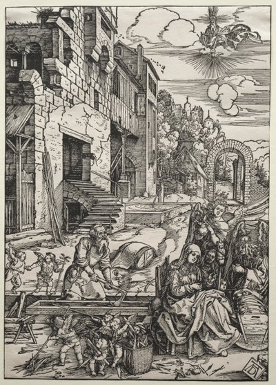 エジプトの休息 作： Albrecht Dürer