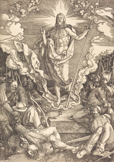 復活、1510年。 作： Albrecht Dürer