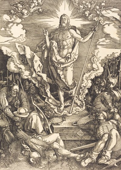復活、1510年。 作： Albrecht Dürer