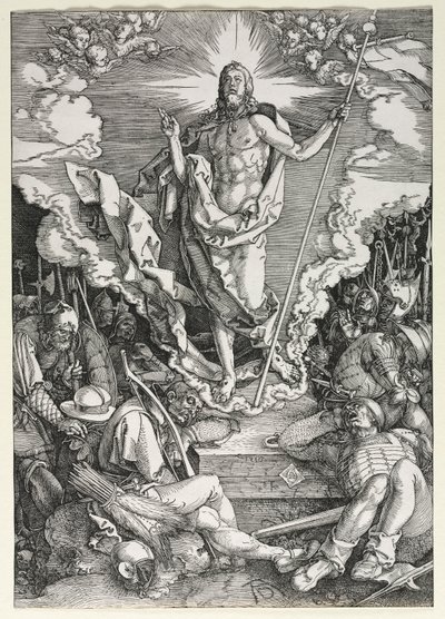 復活、1510年。 作： Albrecht Dürer