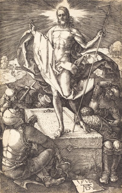復活、1512年。 作： Albrecht Dürer
