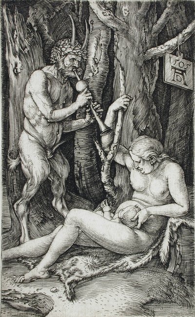 サテュロス一家 作： Albrecht Dürer