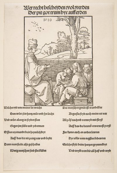 校長.n.d. 作： Albrecht Dürer
