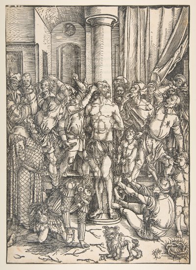 キリストのむち打ち 作： Albrecht Dürer