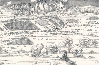 要塞IIの包囲、1527年1527年 作： Albrecht Dürer