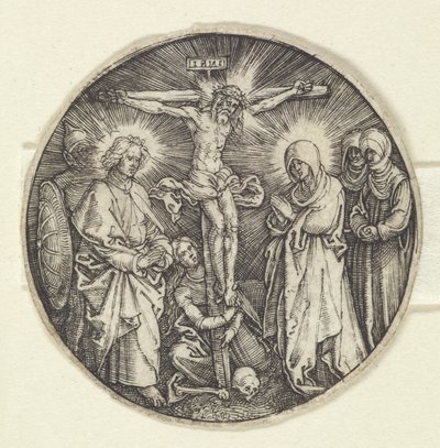 小さな磔刑 (「マクシミリアン皇帝の柄頭」) 作： Albrecht Dürer