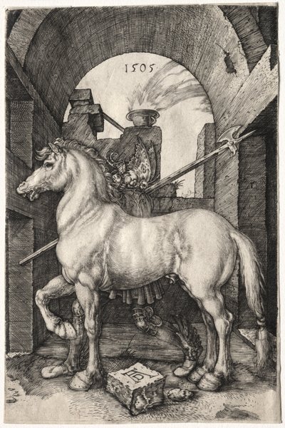 小さな馬 作： Albrecht Dürer