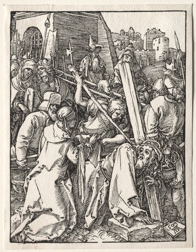 小さな情熱：十字架を負うキリスト、1509年。 作： Albrecht Dürer