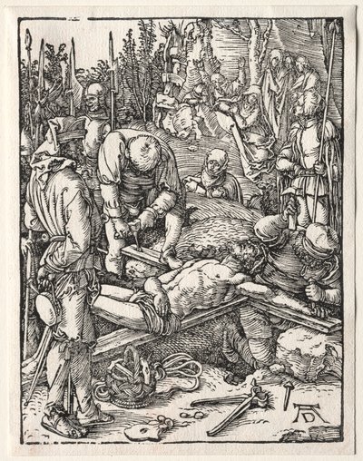 小さな情熱：十字架につけられるキリスト 作： Albrecht Dürer