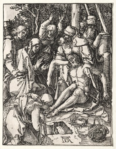 小さな情熱：哀悼、c。 1509-1510。 作： Albrecht Dürer