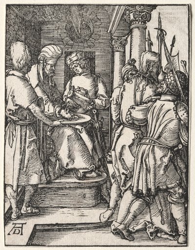 小さな受難：手を洗うピラト 作： Albrecht Dürer