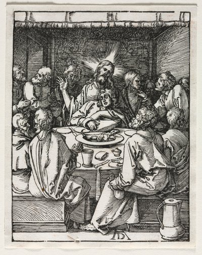 小さな情熱：最後の晩餐。 作： Albrecht Dürer