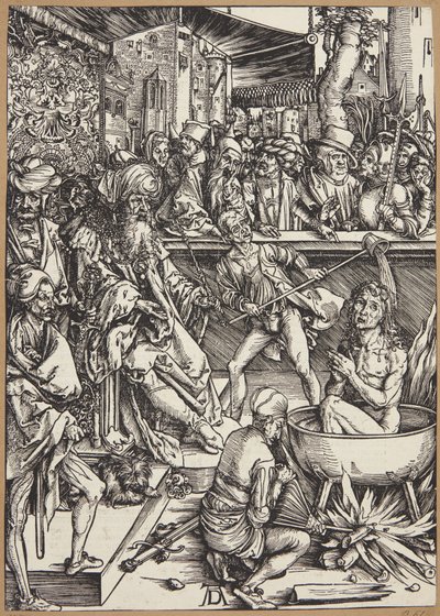 福音伝道者聖ヨハネの拷問 作： Albrecht Dürer