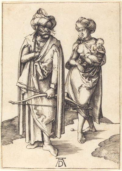 トルコの家族 作： Albrecht Dürer