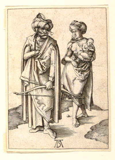 トルコの家族 作： Albrecht Dürer