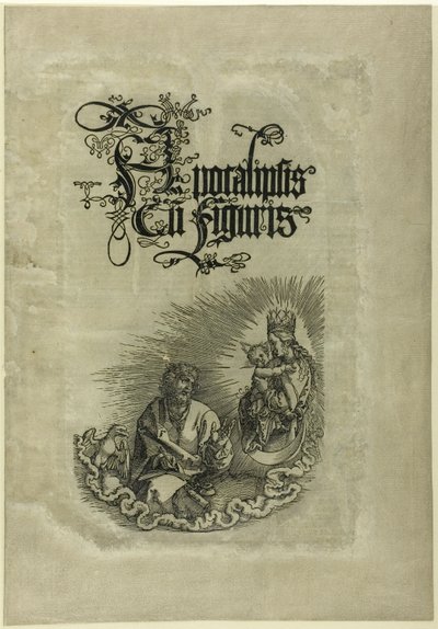 聖ヨハネに現れる聖母、黙示録より 作： Albrecht Dürer