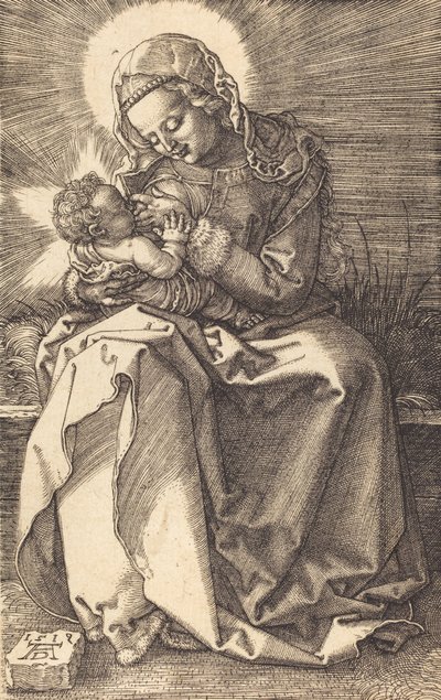 子供を看護する聖母、1519年。 作： Albrecht Dürer