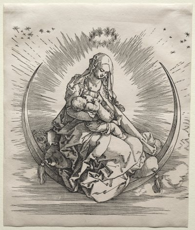 三日月上の聖母 作： Albrecht Dürer