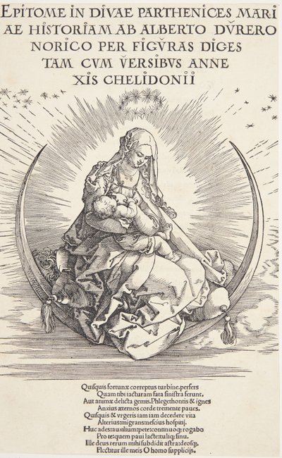 三日月の聖母 作： Albrecht Dürer