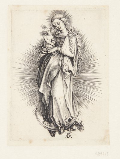 三日月の聖母 作： Albrecht Dürer