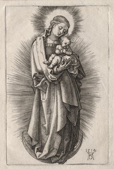 三日月のヘアバンドの聖母 作： Albrecht Dürer
