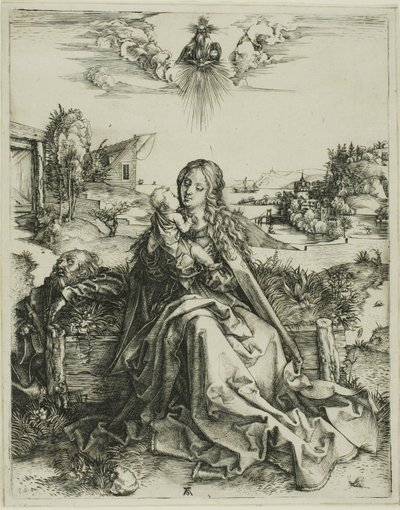 とんぼを持つ聖母 作： Albrecht Dürer