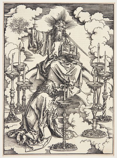 七本の燭台のビジョン 作： Albrecht Dürer