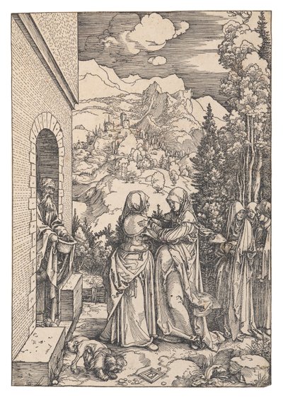 訪問、1503年。 作： Albrecht Dürer