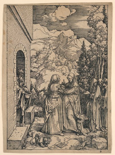 「聖母の生涯」より「訪問」 作： Albrecht Dürer