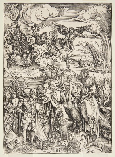 バビロンの娼婦、アポカリプスより 作： Albrecht Dürer