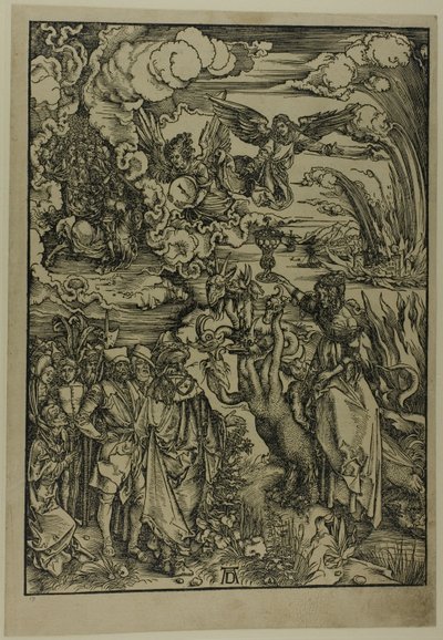 バビロンの娼婦、アポカリプスより 作： Albrecht Dürer