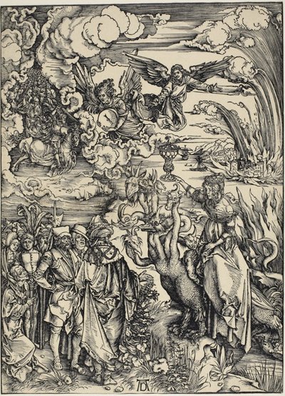 バビロンの娼婦、アポカリプスより 作： Albrecht Dürer