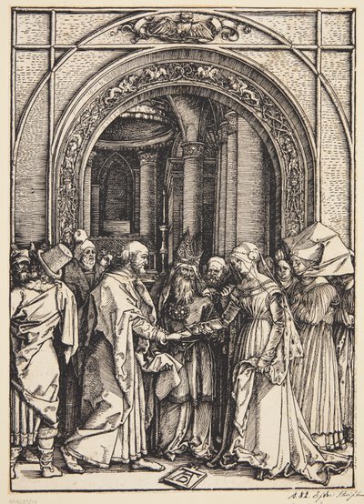 聖母の婚約 作： Albrecht Dürer