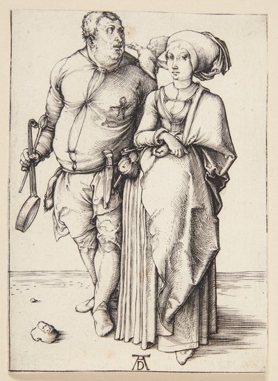 料理人とその妻 作： Albrecht Dürer
