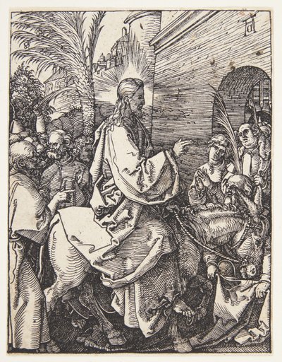 エルサレムへの入場 作： Albrecht Dürer