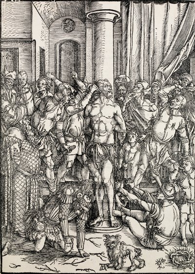むち打ち、c149697 作： Albrecht Dürer