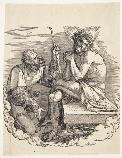 兵士に嘲笑される哀しみの男 作： Albrecht Dürer