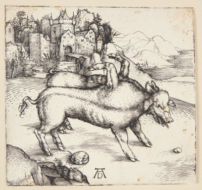 ランザーの巨大な雌豚 作： Albrecht Dürer