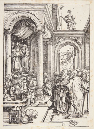 寺院での聖母のプレゼンテーション 作： Albrecht Dürer